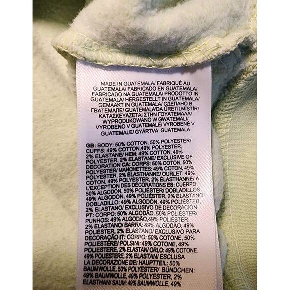 The North Face Dye Green Long Sleeve Pullover Hoodie Mens Small Excellent Cond. - Picture 6 of 7